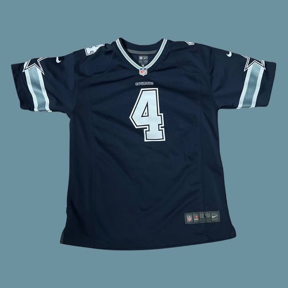 Nike On Field Dak Prescott Dallas Cowboys Jersey YOUTH LARGE - Picture 1 of 4